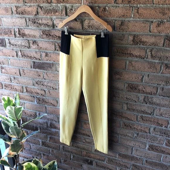 ATOS LOMBARDINI | Yellow designer tapered pant - Picture 3 of 13
